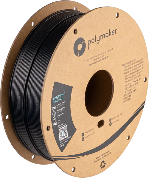 PolyMide PA12-CF Schwarz, 1,75 mm / 500g